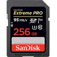 sandisk 256gb extreme pro 95mbsec sdxc card