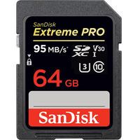 sandisk 64gb extreme pro 95mbsec sdxc card