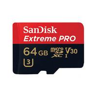 sandisk 64gb extreme pro 100mbsec microsdxc uhs i card