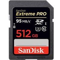 sandisk 512gb extreme pro 95mbsec sdxc card