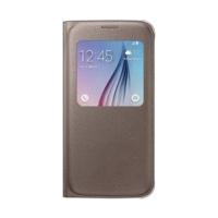 Samsung S-View Cover PU gold (Galaxy S6)