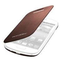 Samsung Flip-Cover Brown (Galaxy S3 mini)
