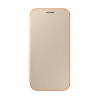 samsung neon flip cover galaxy a3 2017 gold