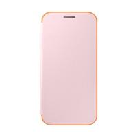 samsung neon flip cover galaxy a3 2017 pink