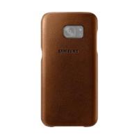 samsung leather cover galaxy s7 brown