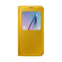 Samsung S-View Cover PU yellow (Galaxy S6)