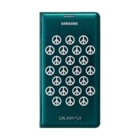 Samsung Flip Wallet Moschino Peace (Galaxy S5) green/silver