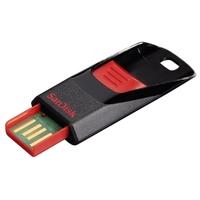 SanDisk SDCZ51-064G-B35 64GB Cruzer Edge USB 2.0 Flash Drive - Red/Black
