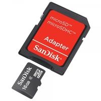 sandisk flash memory card 16gb microsdhc sdsdqm 016g b35a