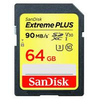 sandisk extreme plus 64gb sdxc uhs 1 memory card