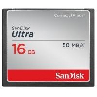 SanDisk Ultra 50MB/sec Compact Flash Card 16GB
