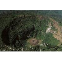 Santa Tecla and El Boquerón National Park from San Salvador