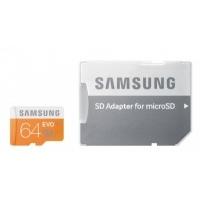 samsung evo micro sdxc 48mbs class 10 with sd adapter 64gb