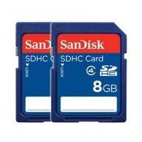 SanDisk Secure Digital (SDHC) Card 8GB TWINPACK