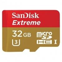 SanDisk Extreme Micro SDHC Memory Card 90MB/s UHSI U3 Class 10 32GB