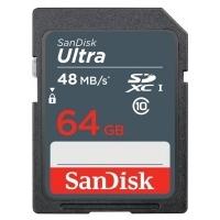 SanDisk Ultra SDXC Memory Card 48MB/s UHSI (Class 10) 64GB
