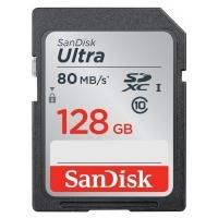 sandisk ultra sdxc memory card 80mbs uhsi class 10 128gb