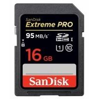 sandisk extreme pro sdhc 95mbsec uhsi card 16gb