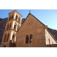 Saint Catherine and White Canyon and Oasis from Dahab