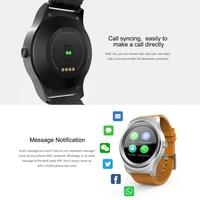 SAM-R Full Round Screen Smart Watch 1.3inch IPS Capacitive Multi-touch Panel Screen Display MTK2502C-ARM7 Chip 64MB+128MB Memory BT4.0LE+EDR3.0 300mAh