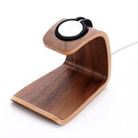 SamDi Wooden Charging Stand Holder Station Dock Cradle for Apple Watch iWatch 38mm 42mm All Edition for iPhone 6 6S 6 Plus 6S Plus 5S 5C 5 Samsung Gal