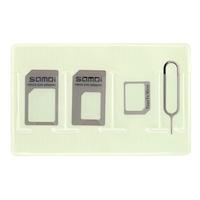 Samdi Universal Nano SIM Adapter Micro SIM Adapter Nano to Micro Adapter with Card Needle Kit for iPhone 6 6S 5S 5 4S