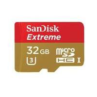 Sandisk 32gb Extreme Microsd Card & Adpt