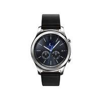 Samsung Gear S3 Classic - 46 Mm - Silver - Smart Watch With Band - Leather - Black - 1.3 - 4 Gb - Wi-fi, Nfc, Bluetooth - 57 G