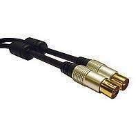 Sandberg Aerial Cable LUX-Line 1m Black