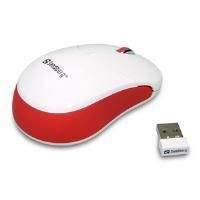 sandberg wireless designmouse red