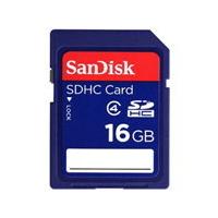 sandisk 16gb class 4 secure digital high capacity card sdhc