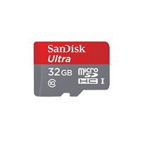 SanDisk Ultra 32 GB microSD SDHC Memory Card UHS-I Class 10 + SD Adapter up to 80 MB/s read