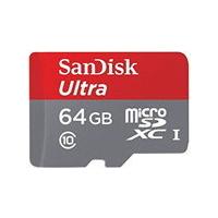 SanDisk Ultra 64 GB microSD SDXC Memory Card UHS-I Class 10 + SD Adapter up to 80 MB/s read