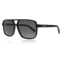 saint laurent sl 176 sunglasses black 001 58mm