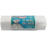 Safewrap Swing Bin Liners 20bag