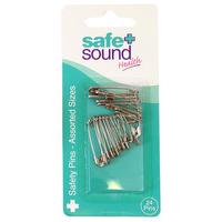 safe and sound safety pins assorted sizes 24 pack