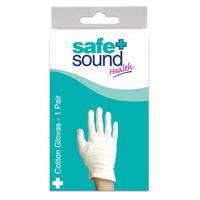 Safe and Sound Cotton Gloves Small 1 pair