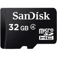 sandisk 32gb class 4 microsd with microsdhc to sd adapter