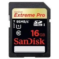 SanDisk 16GB Extreme Pro Class 10 95MB/s SDHC Memory Card