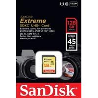 sandisk sdsdxs 128g x46 128gb extreme class 10 sdxc uhs i card