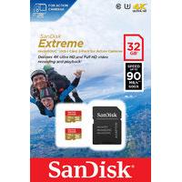 SanDisk 32GB Extreme mSDHC for Action Card
