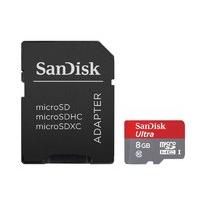 SanDisk SDSDQUAN-008G-G4A 8GB Ultra Android 48MB/s C10 microSDHC + Ad Memory Card