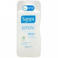 sanex zero sensitive skin shower gel 250ml