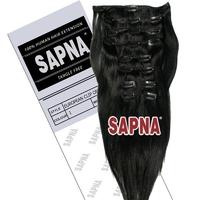 SAPNA Euro Clip On Hair Extensions 20 Inch 1