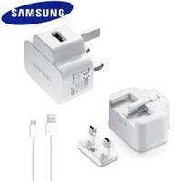 Samsung Galaxy UK Mains Charger with USB Cable - 2 Amp - White