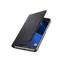 Samsung Galaxy J5-16 Flip Wallet Black