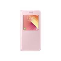 samsung a5 17 screen view cover pink