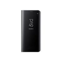 Samsung S8 Clear View Stand Cover - Black