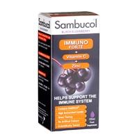Sambucol Immuno Forte Black Elderberry Formula 120ml - 120 ml, Black