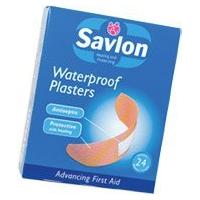 Savlon waterproof fabric plasters x 24